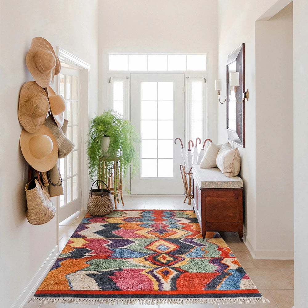 Moroccan Tassel Area Rug