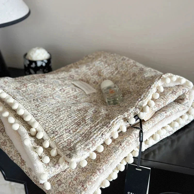Crepe Cotton Fleece Blanket