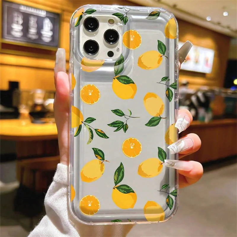 Lemon Print IPhone Case