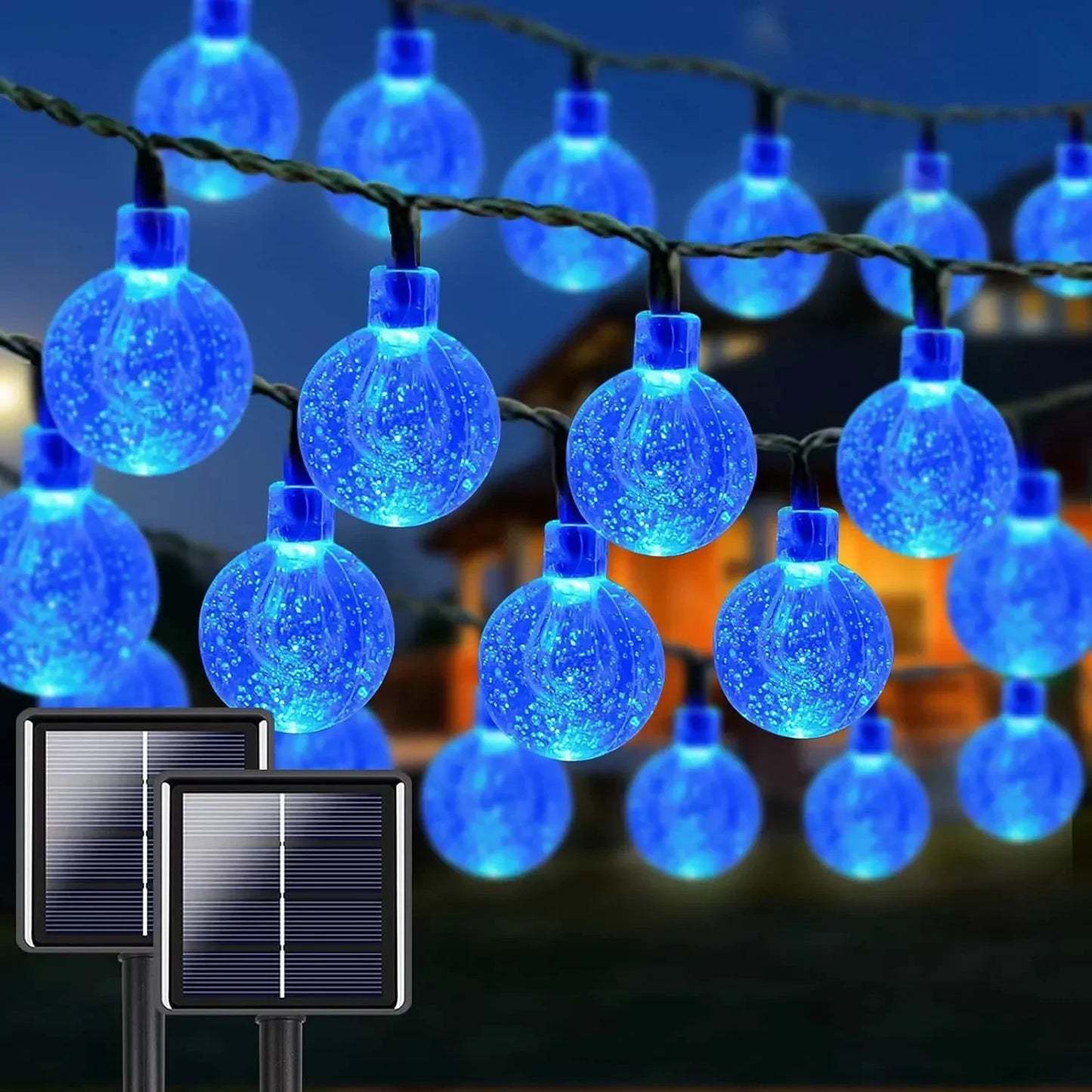 Solar Bubble Ball String Lights