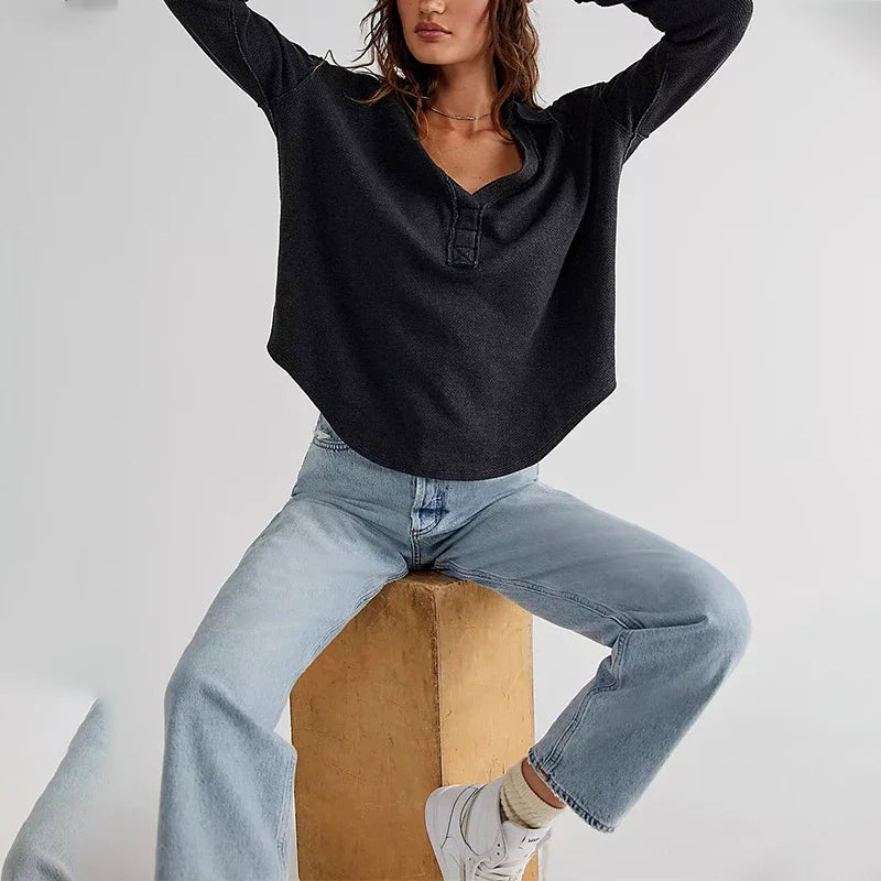 Patchwork Cotton Sweatshirt