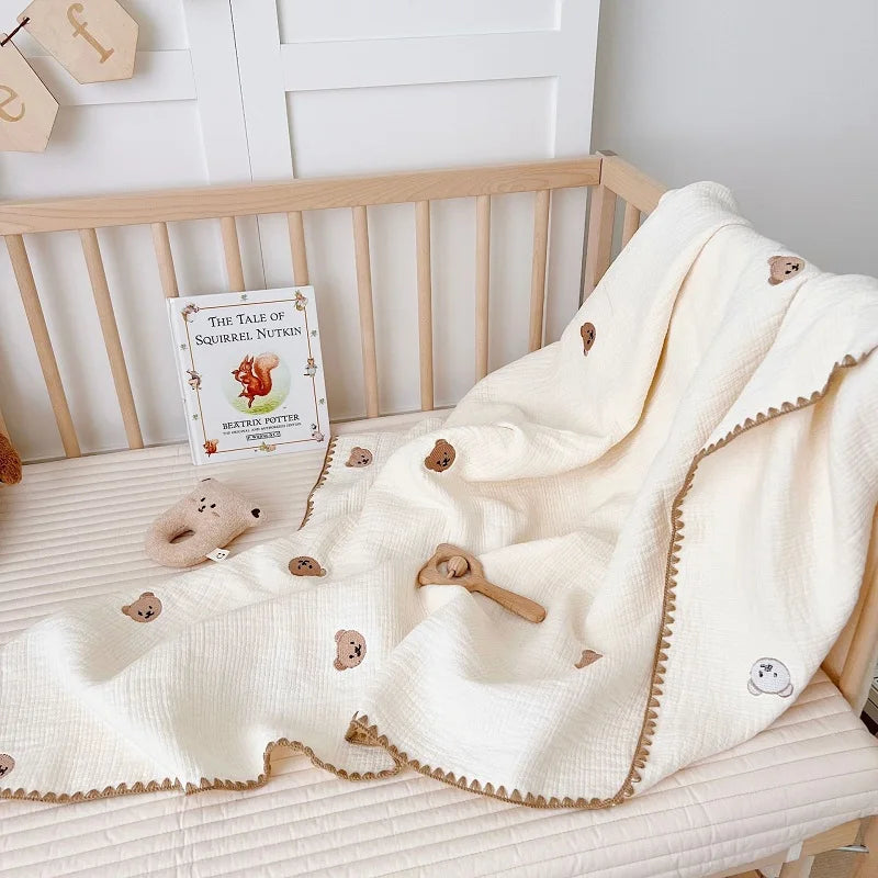 100% Cotton Gauze Baby Blanket