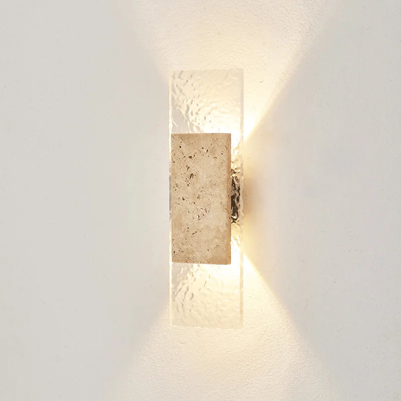Natural Stone Outdoor LED Wall Lamp