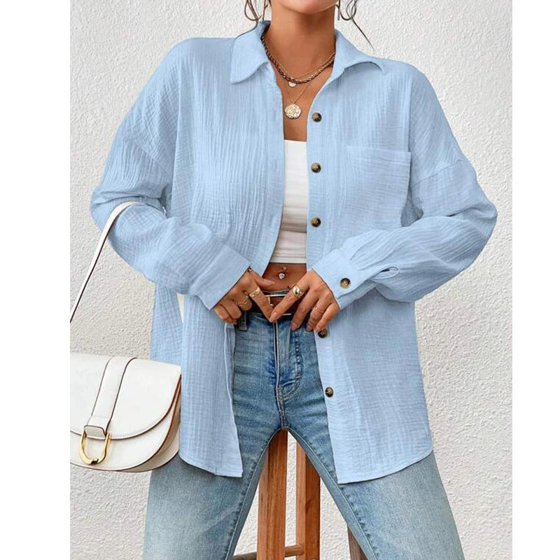 Cotton Gauze Muslin Shirt