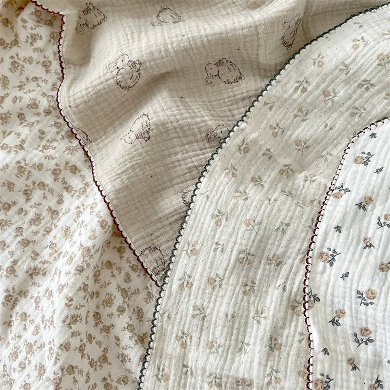 100% Cotton Gauze Baby Blanket