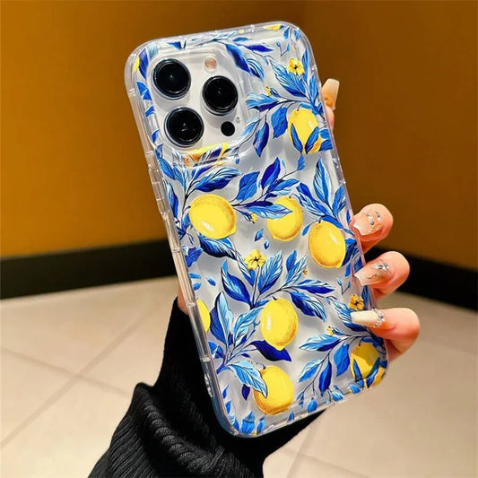 Lemon Print IPhone Case