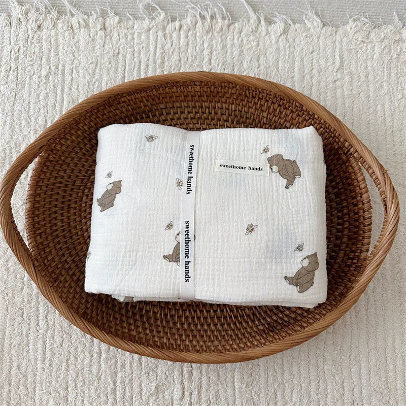 100% Cotton Gauze Baby Blanket