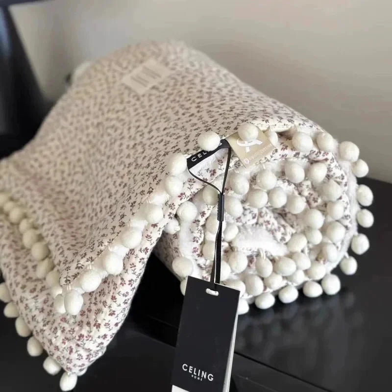Crepe Cotton Fleece Blanket