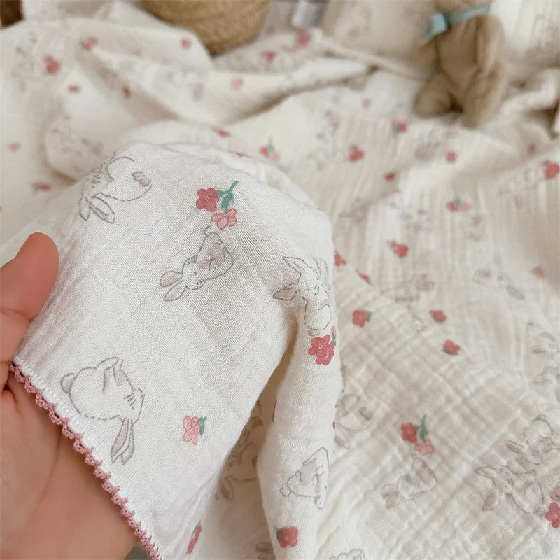 100% Cotton Gauze Baby Blanket
