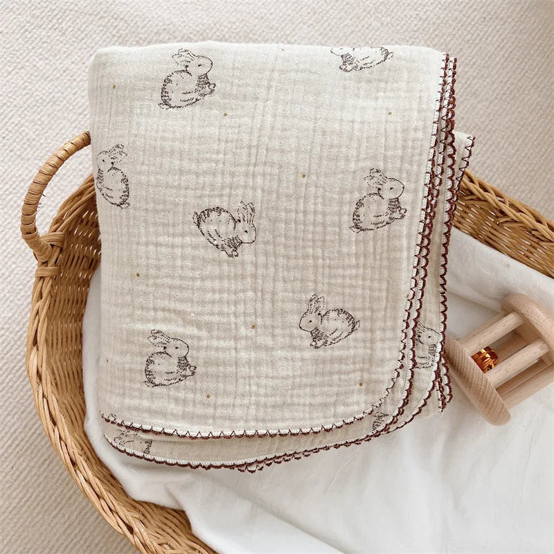 100% Cotton Gauze Baby Blanket
