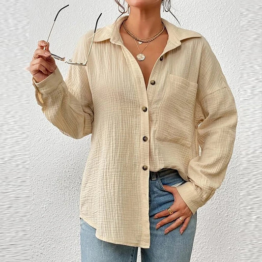 Cotton Gauze Muslin Shirt