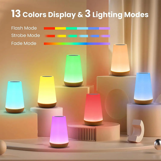 Color-Changing Touch Lamp