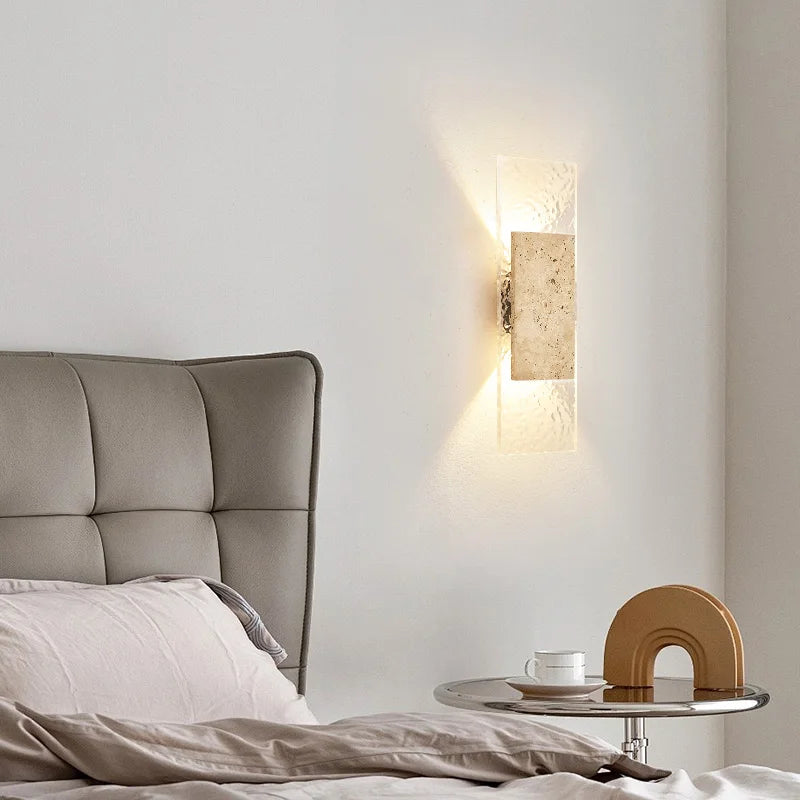 Natural Stone Outdoor LED Wall Lamp