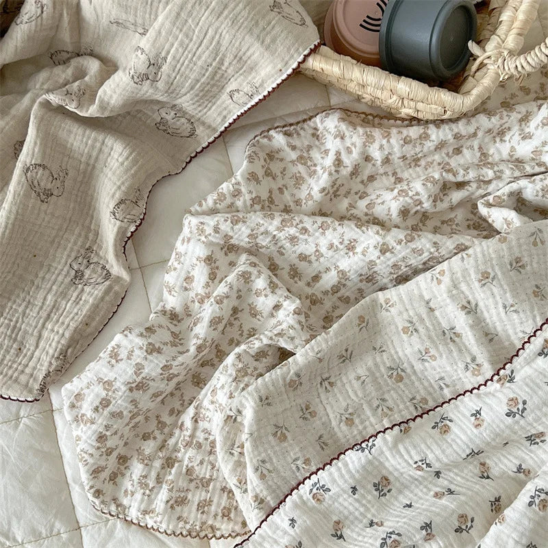 100% Cotton Gauze Baby Blanket