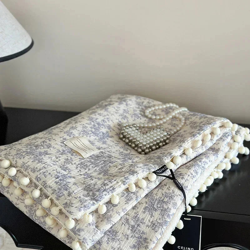 Crepe Cotton Fleece Blanket