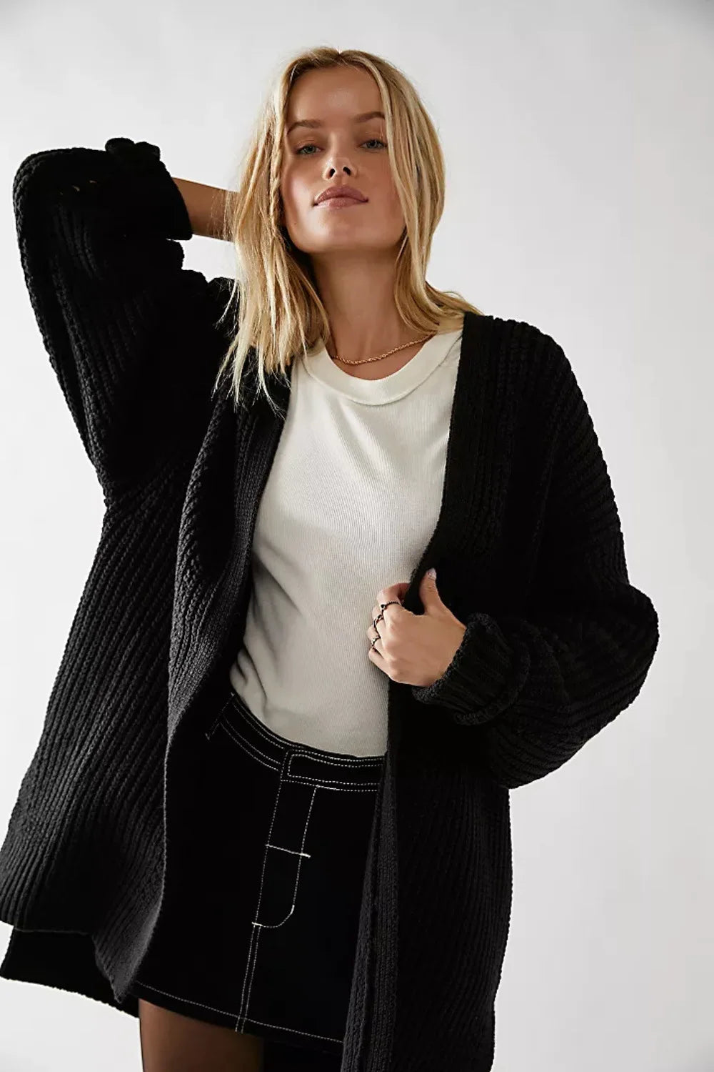 Oversized Knit Cardigan