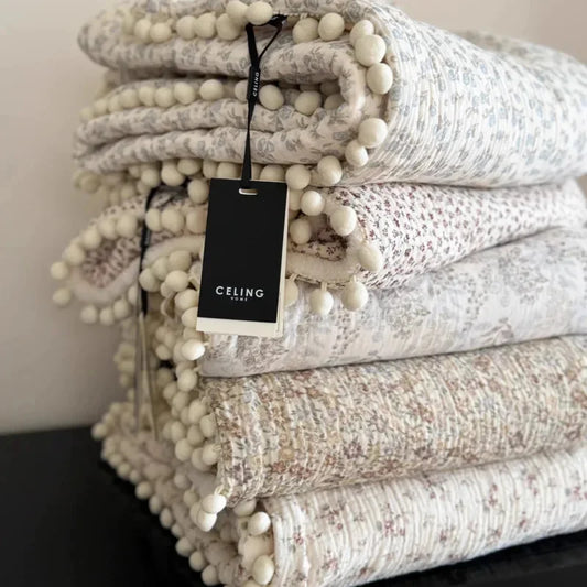 Crepe Cotton Fleece Blanket