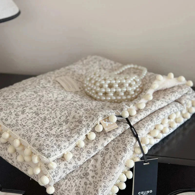 Crepe Cotton Fleece Blanket