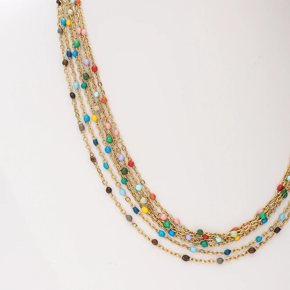 Bohemian Geometric Necklace