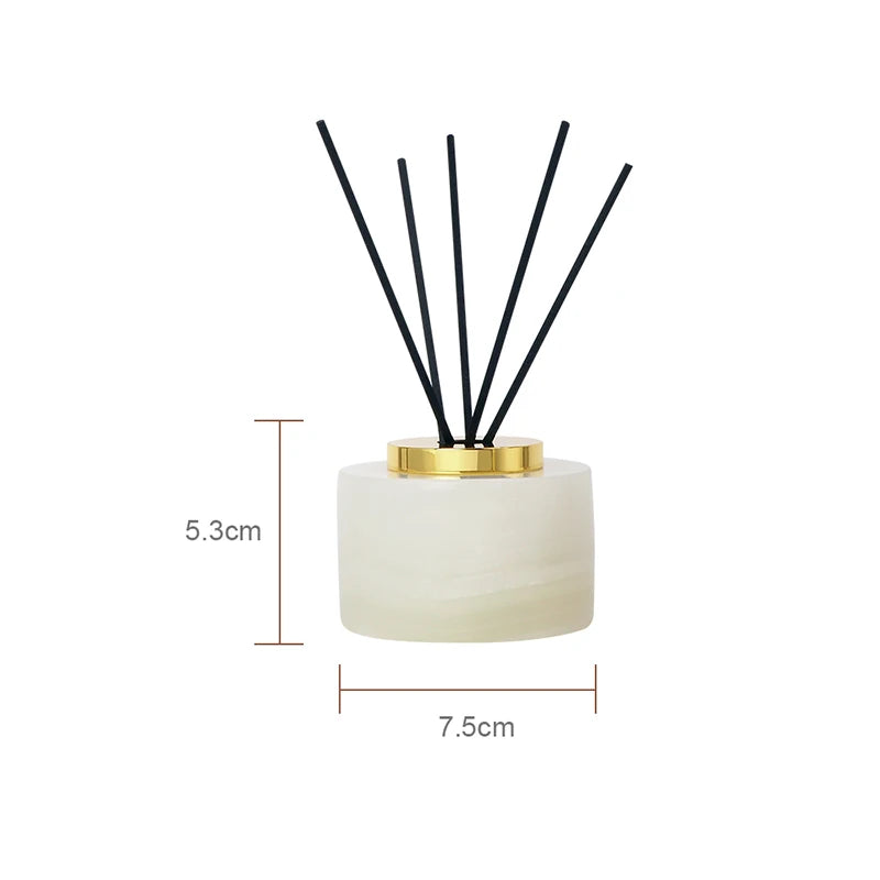 White Onyx Marble Bathroom Set