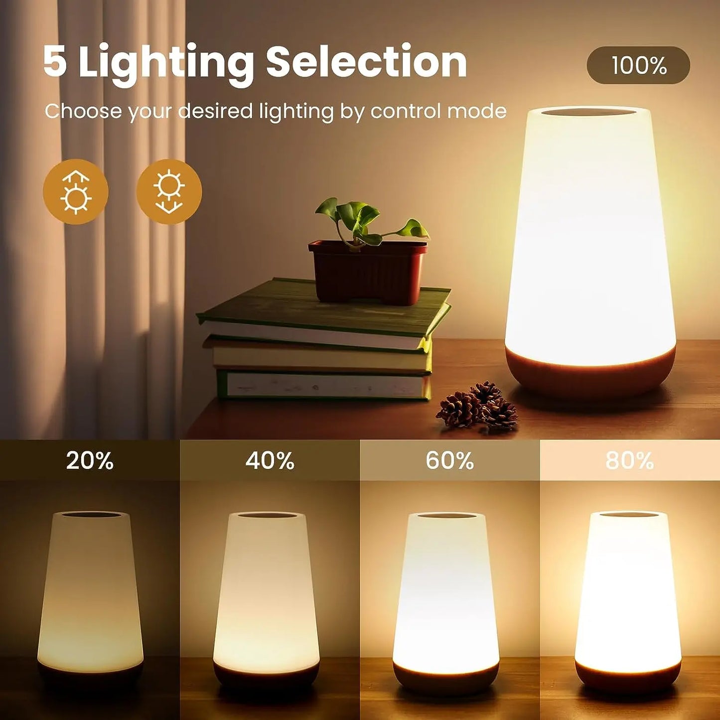 Color-Changing Touch Lamp