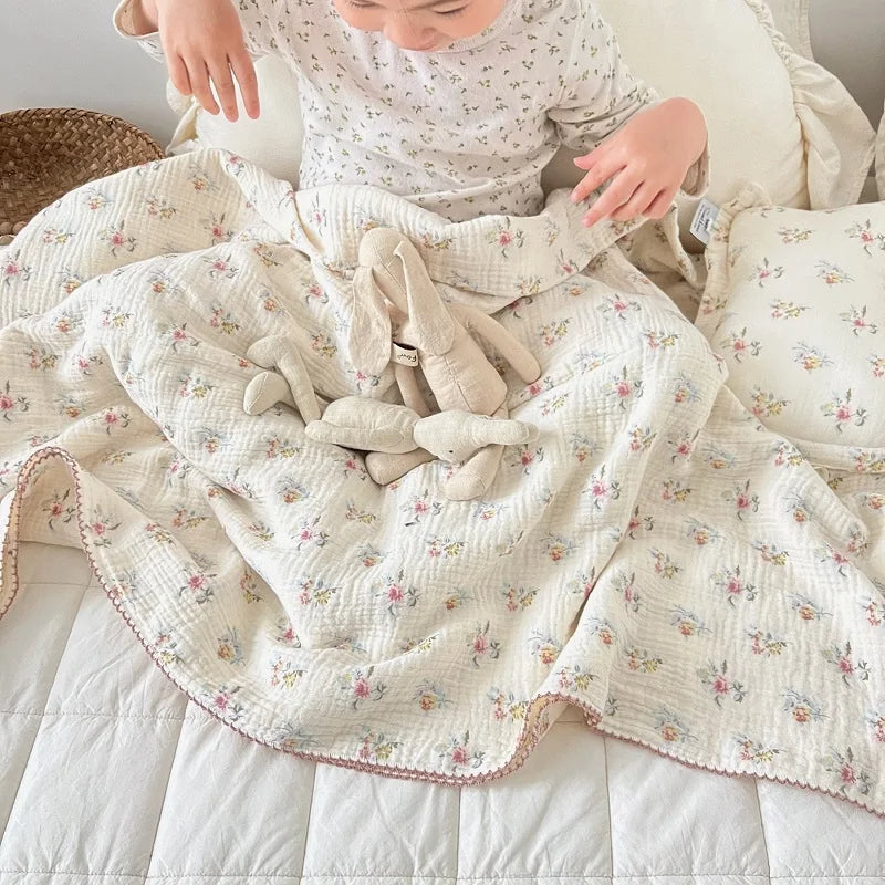 100% Cotton Gauze Baby Blanket