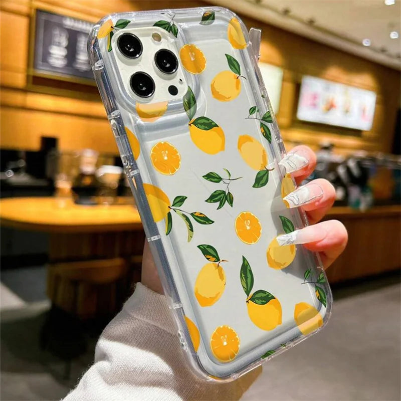 Lemon Print IPhone Case