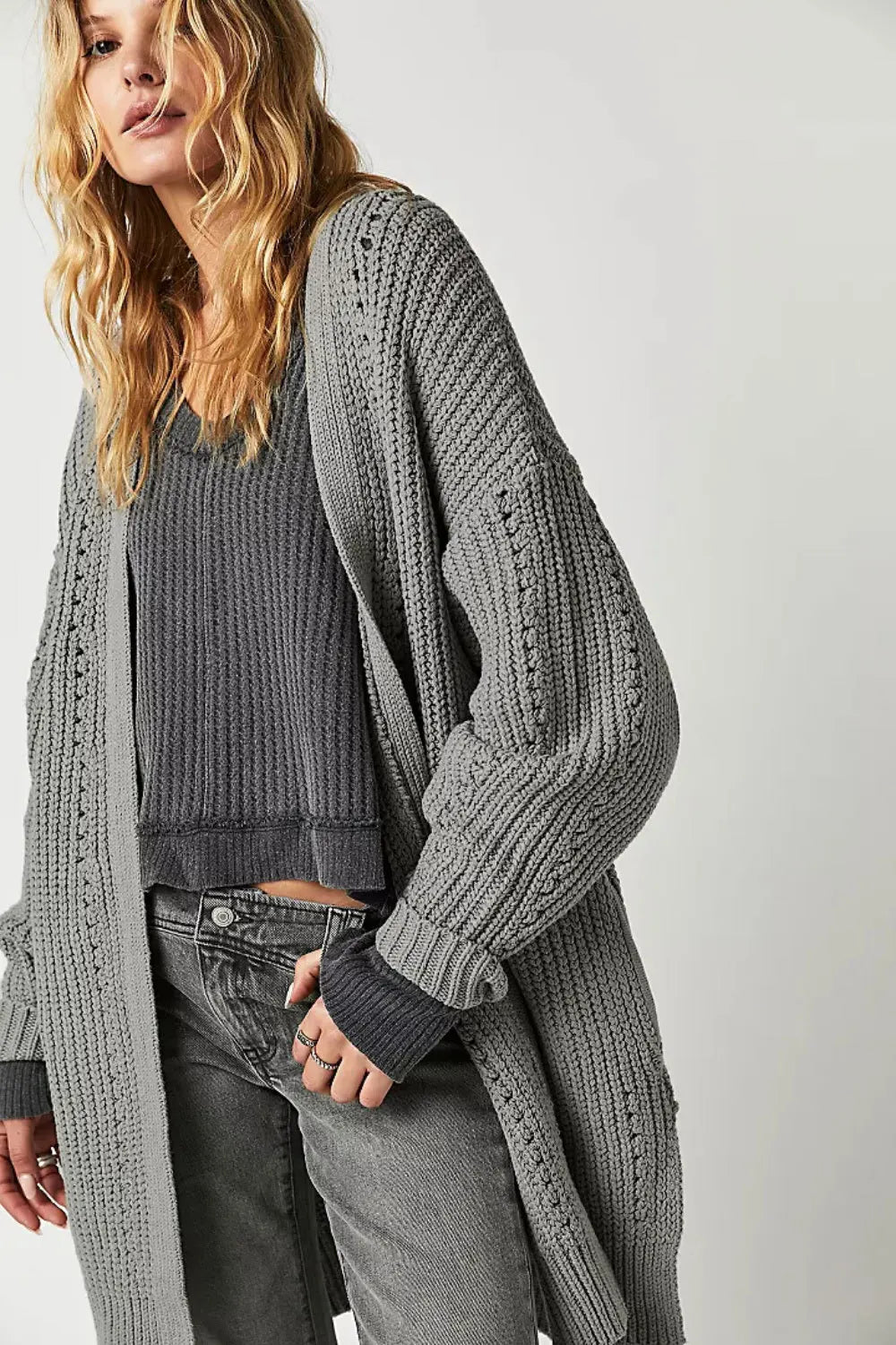 Oversized Knit Cardigan