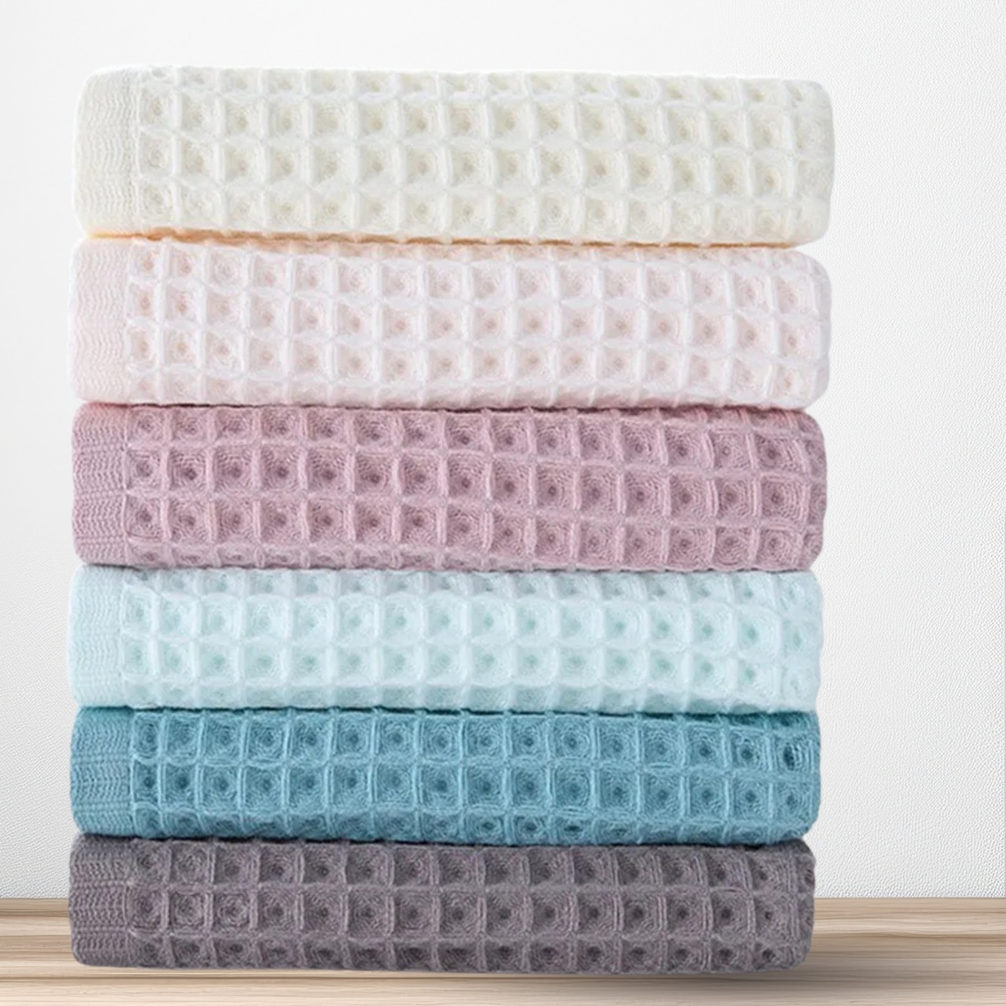 Pure Cotton Waffle Weave Towel